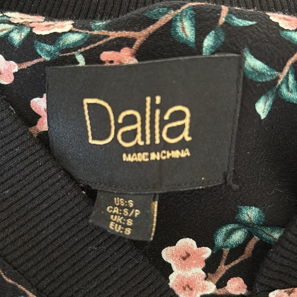 Dalia Floral Bomber Jacket size small - Picture 6 of 7